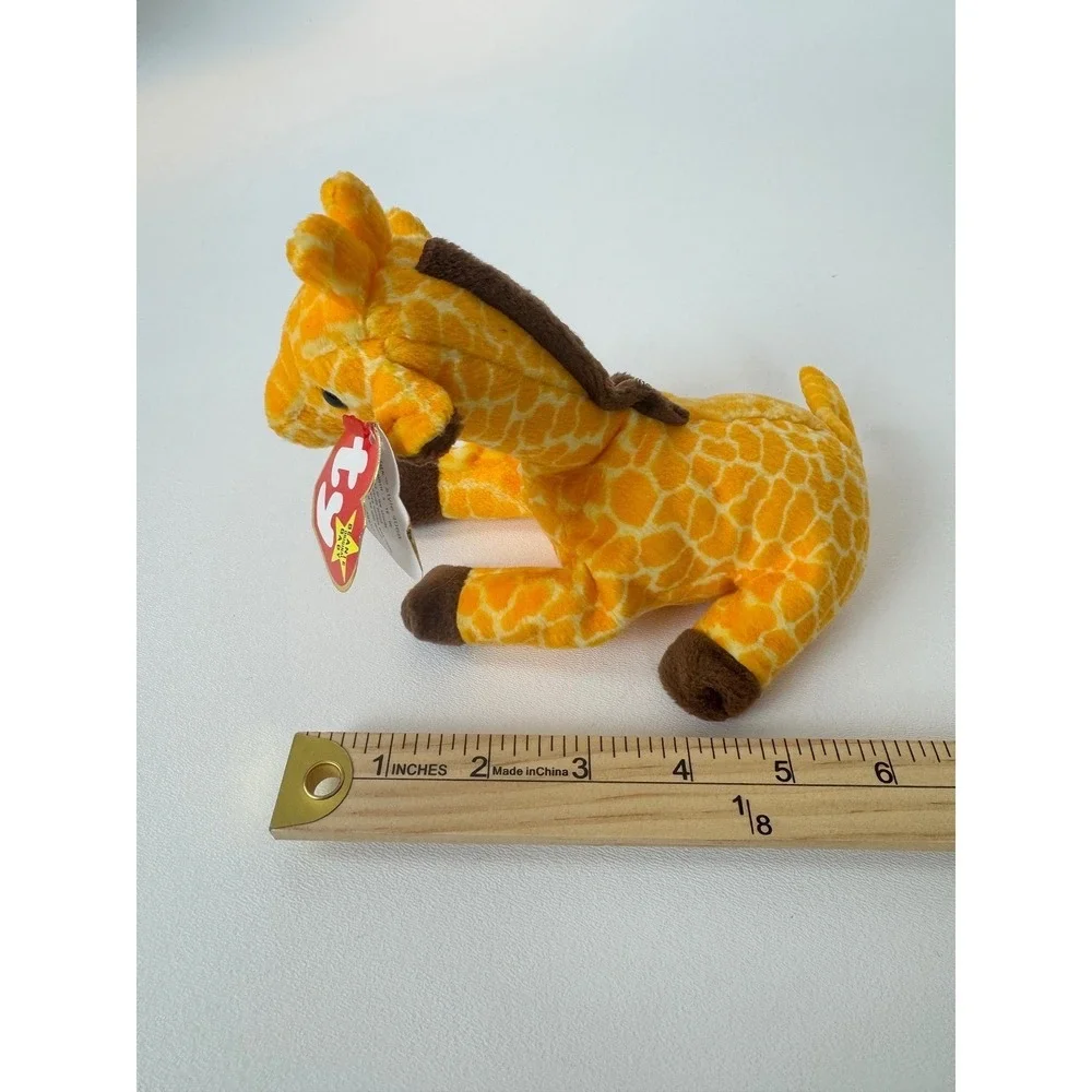Ty Beanie Baby Twigs the Giraffe‎ 1995 Style 4068 PVC Pellets Original Tags